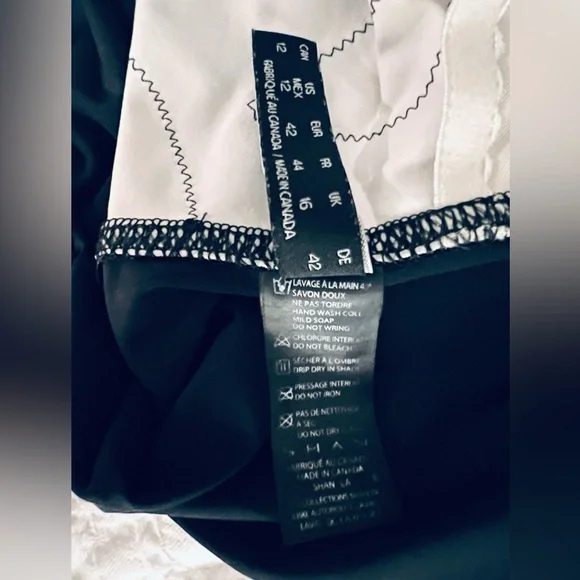 Shan One-Piece Slimming Swimsuit – Size 12 – Black & White – Underwire Support - Picture 9 of 10